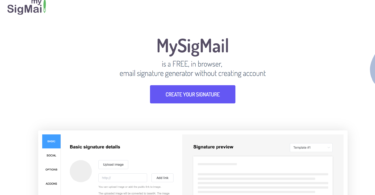 MySigMail. Générateur de signature pour vos emails libre et gratuit 1