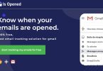 Is Opened. Tracker pour gmail pour savoir quand vos emails sont ouverts 1