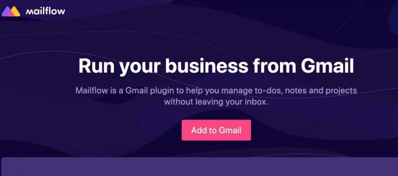 MailFlow. Un plugin pour Gmail pour gérer tous vos projets 1