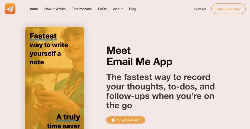 Email Me app