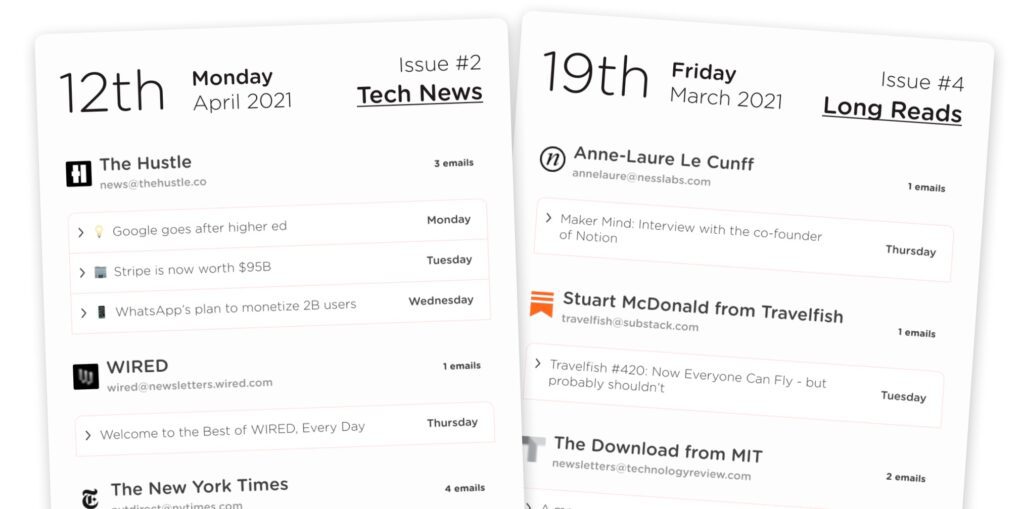 Newsletyters par mail