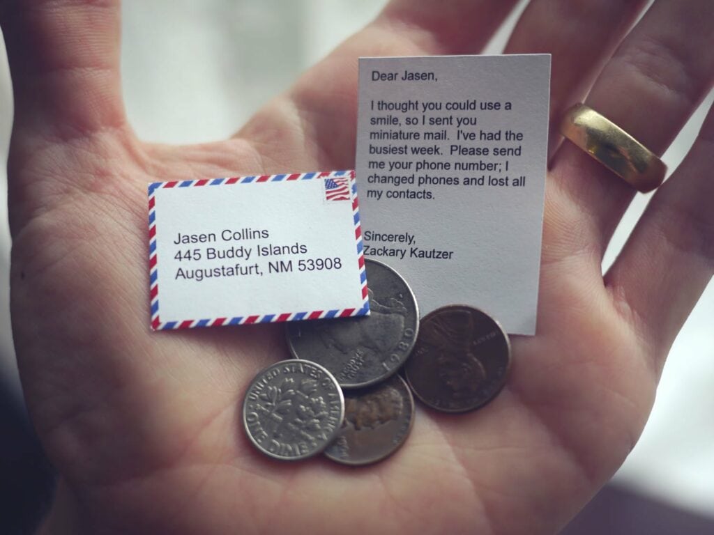 enveloppe miniature