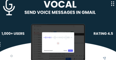 Vocal. Envoyer des messages audio à partir de Gmail 2