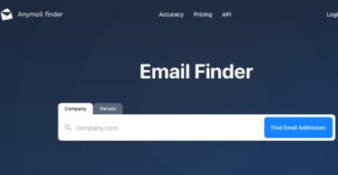 Anymail Finder. Trouver une adresse mail dans une entreprise 2