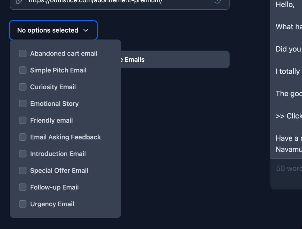 Mails marketing par intelligence artificielle