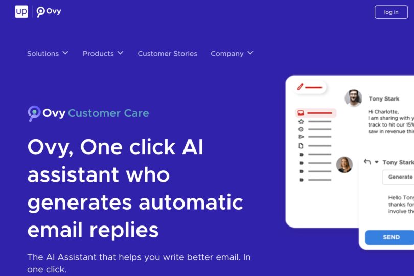 Outil Ovy répond automatiquement au xmails sur Gmail