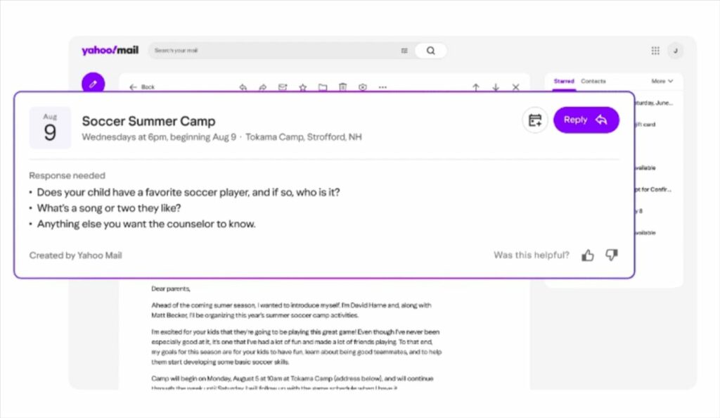 yahoo email ia