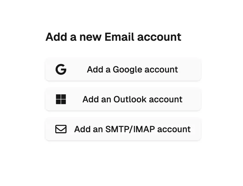 gestion des différents comptes mail dans une interface unique