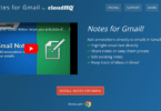 Site web Notes for Gmail