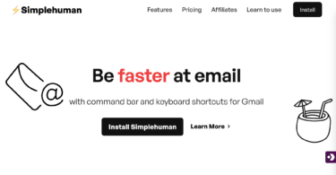 Site de SimpleHuman pour Gmail