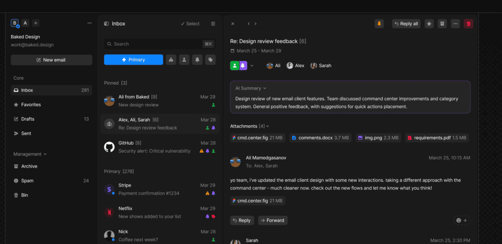 gestion automatique des mails