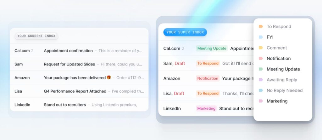 classer mails avec superinbox