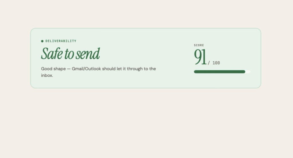 validation de l'envoi d'une newsletter